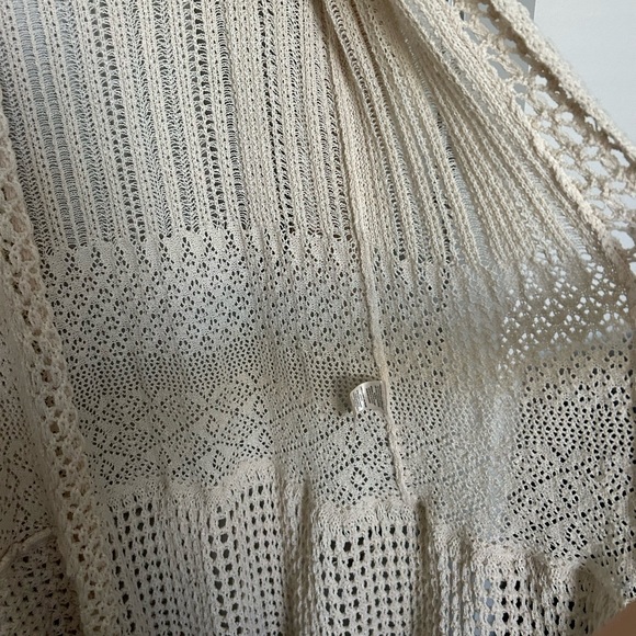 Free People Sunlight Mixed Stitch Duster in Sandcastle - Picture 5 of 13